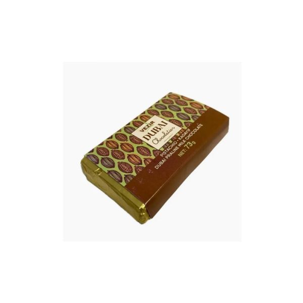 Vezir Pistachio Praline Dubai chocolate Bar 100gr - Image 3