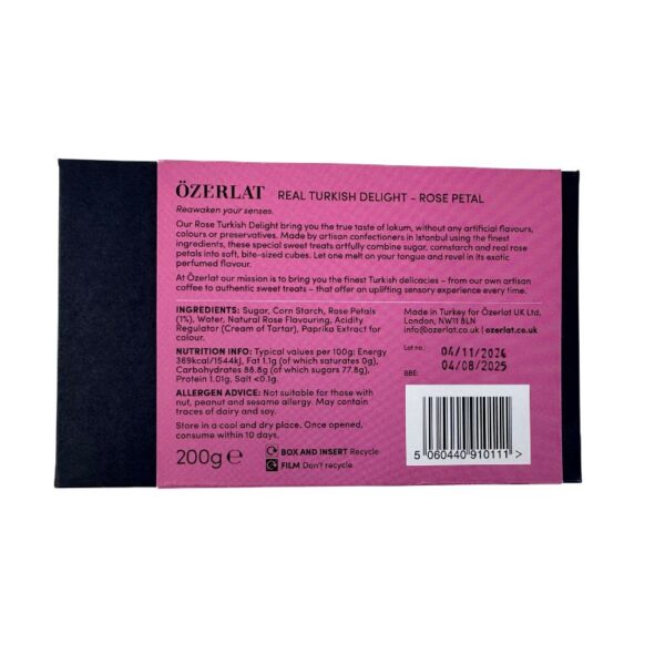 Rose petal Turkish delight-Plant based Vegan delight - Image 2