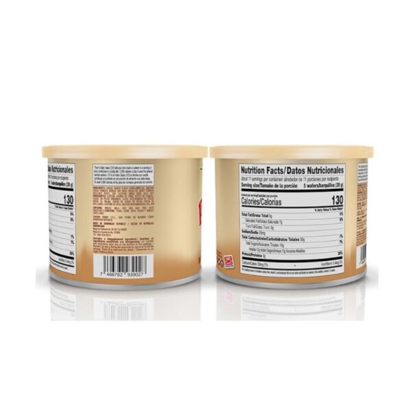 Pirucream Cream Filled Rolled Wafer. Chocolate and Hazelnut Filling. Pack of 3. 300 gr - Image 2