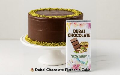 Dubai Chocolate Pistachio Cake: Layers of Flavor and Luxury